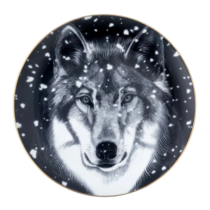 A gift set made of porcelain "Totem. The Wolf"